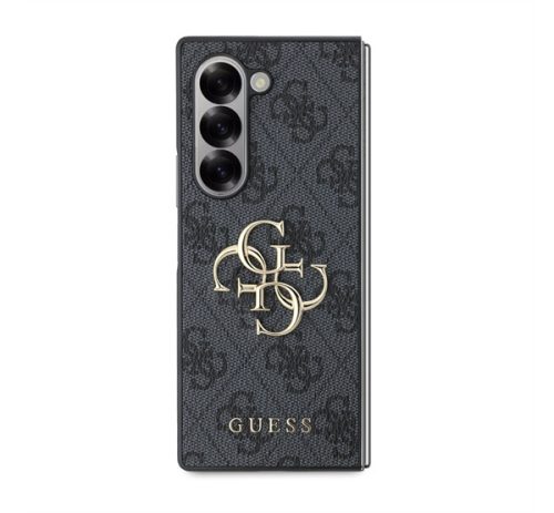 Guess 4G Metal Logo PU Samsung Galaxy Z Fold 6 hátlap tok, szürke