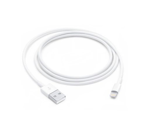 Apple USB / Lightning kábel, 1m, fehér (MUQW3ZM/A) MXLY2ZM/A utód, Retail dobozos