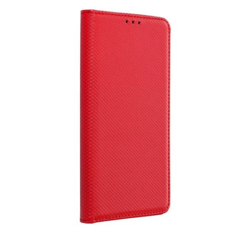 Magnet Xiaomi Redmi 14c mágneses flip tok, piros