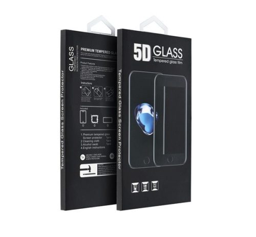 Xiaomi Redmi 14C 5D Full Glue Tempered Glass kijelzővédő üvegfólia fekete