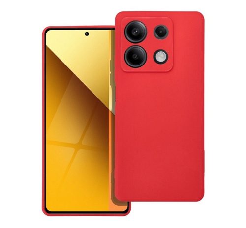 Forcell Soft Xiaomi Redmi Note 13 5G szilikon tok, piros