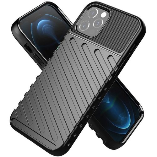 Forcell Thunder Samsung Galaxy S25 Ultra tok, fekete