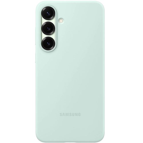 Samsung Galaxy S25 Silicone Cover, gyári szilikon tok, menta