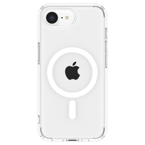 Spigen Ultra Hybrid MagFit Apple iPhone 16e MagSafe tok, Clear White, átlátszó-fehér