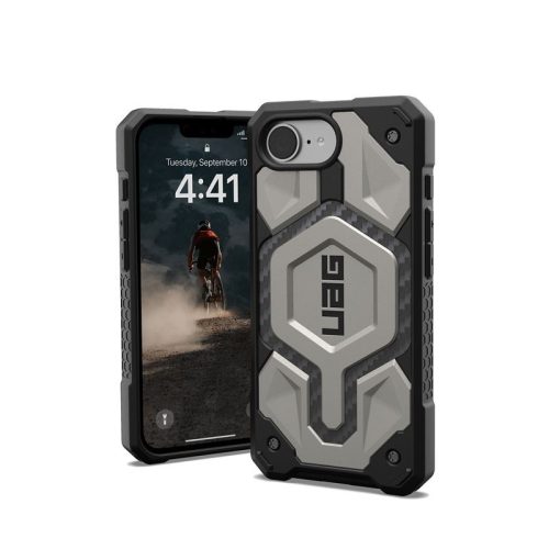 UAG Monarch Pro Apple iPhone 16e mágneses tok, titanium