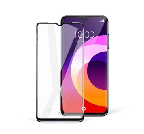 Samsung Galaxy A36 Full Glue Ceramic hajlított tempered glass kijelzővédő üvegfólia, fekete