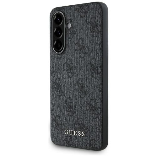 Guess 4G Metal Gold Logo Samsung Galaxy A36 kemény hátlap tok, fekete