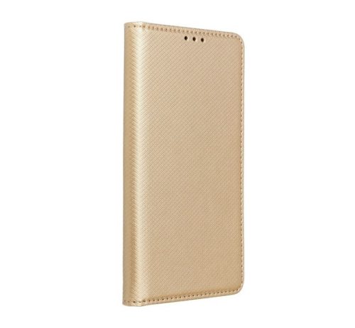 Magnet Huawei P30 Lite mágneses flip tok, arany