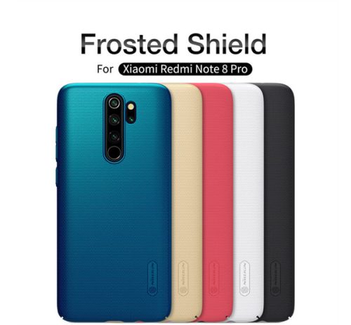 Nillkin Super Frosted Xiaomi Redmi Note 8 Pro, műanyag tok, fekete