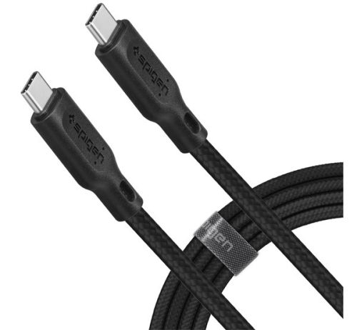 Spigen Essential C11C1 USB Type-C/USB Type-C adatkábel (1,5m), fekete