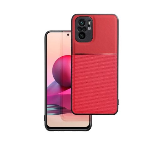 Forcell Noble hátlap tok, Xiaomi Redmi Note 10/10S, piros