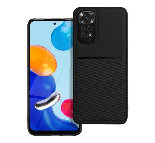 Forcell Noble hátlap tok, Xiaomi Redmi Note 11/11S, fekete
