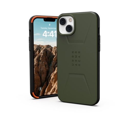 UAG Civilian MagSafe Apple iPhone 14 Plus hátlap tok, Olive