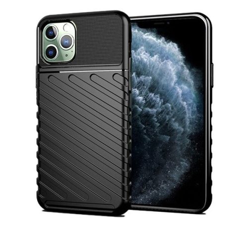 Forcell Thunder hátlap tok Apple iPhone 14 Pro Max, fekete