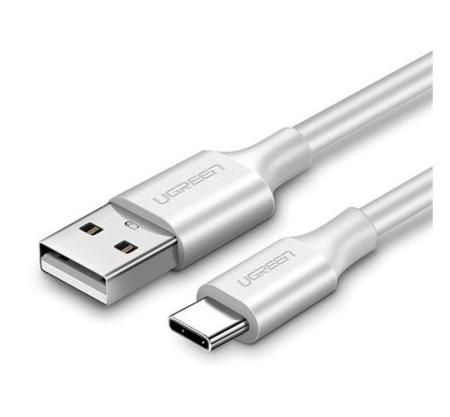 Ugreen Type-C / USB gyorstöltő- és adatkábel, 0,5m, fehér