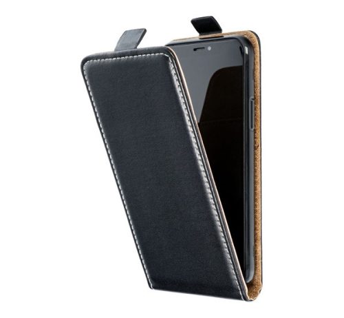Flip tok szilikon belsővel  Samsung Galaxy A54 5G , fekete