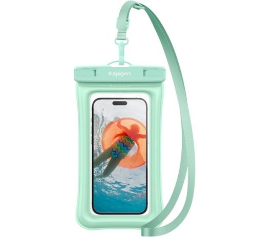 Spigen Aqua Shield Floating A610 univerzális lebegő vízálló tok, menta