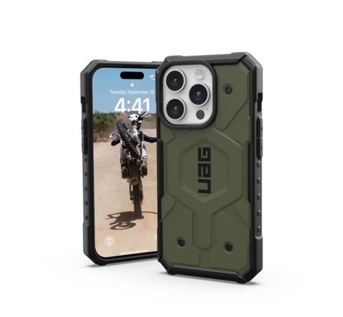 UAG Pathfinder MagSafe Apple iPhone 15 Pro hátlap tok, olive drab