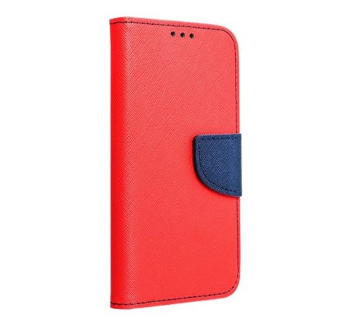 Fancy Apple iPhone 15 Pro Max flip tok, piros/kék