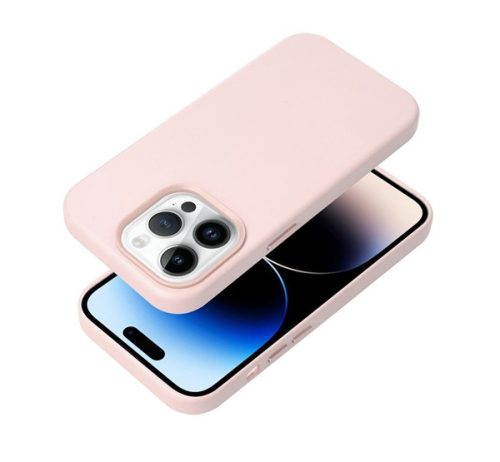 Magsafe műbőr tok Apple iPhone 15 Pro Max sand pink