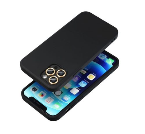 Forcell Silicone Apple iPhone 15 Pro szilikon tok, fekete