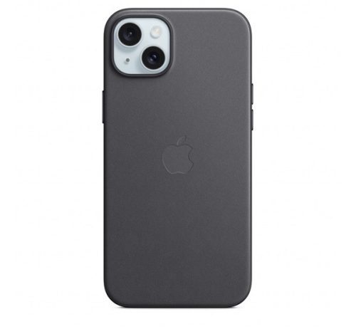 Apple iPhone 15 Plus FineWoven-szövettok MagSafe, fekete