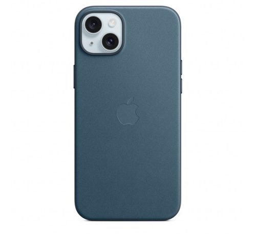 Apple iPhone 15 Plus FineWoven-szövettok MagSafe, óceánkék