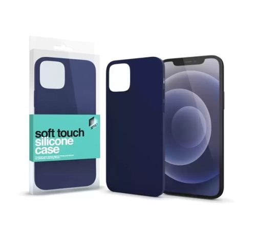 Xprotector Soft Touch szilikon tok Apple iPhone 15 Pro Max, sötétkék