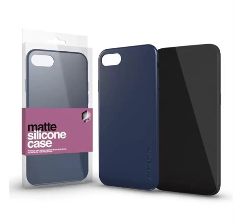 Xprotector Szilikon matte tok ultravékony Apple iPhone 15 Plus, kék