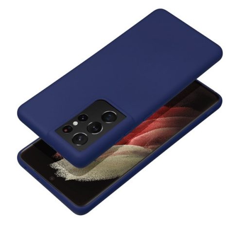 Forcell Soft szilikon hátlap tok Samsung Galaxy S24 Ultra sötét kék