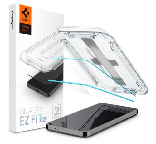 Spigen "Glas.tR SLIM EZ Fit" Samsung Galaxy S24 Tempered kijelzővédő fólia (2db)