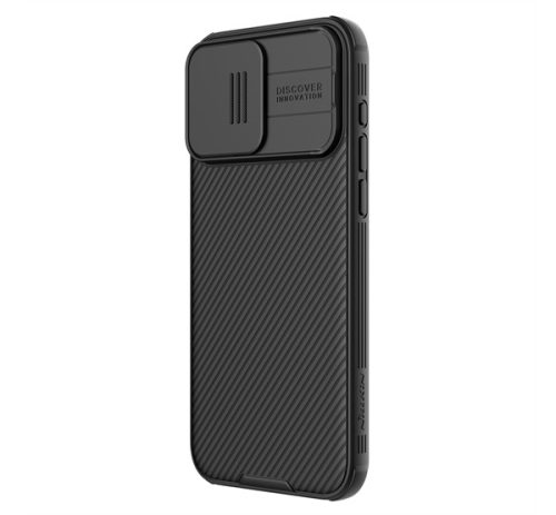 Nillkin CamShield Armor Apple iPhone 15 Pro Max műanyag hátlap tok, fekete