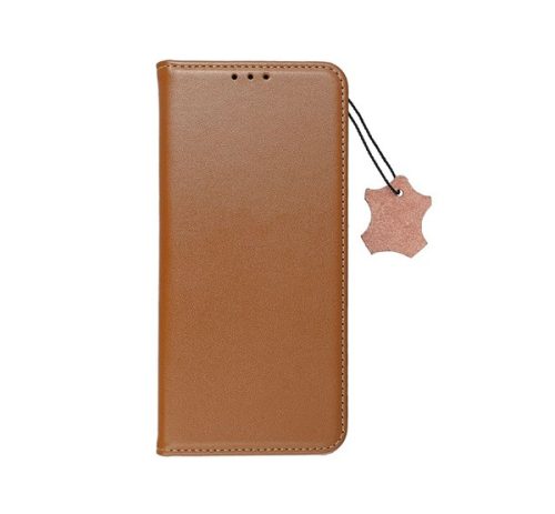 Smart Pro bőr flip tok Xiaomi Redmi Note 13 5G, barna