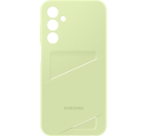 Samsung Galaxy A25 A256 kártyatartós gyári tok, Lime