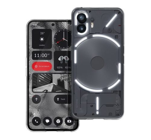 Clear 2mm Nothing Phone 2 tok átlátszó, (kamera védelemmel)