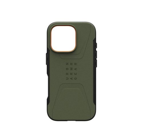 UAG Civilian Apple iPhone 16 Pro MagSafe kompatbilis tok, olive (zöld)