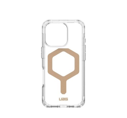 UAG Plyo Apple iPhone 16 Pro hátlap tok, ice/arany (átlátszó)