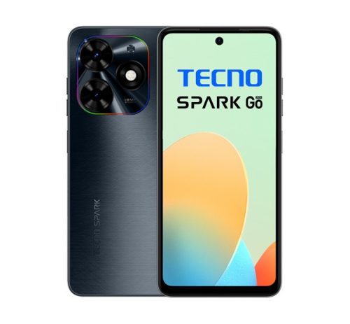 Tecno Spark Go 2024 3/64GB okostelefon, Gravity Black (fekete)